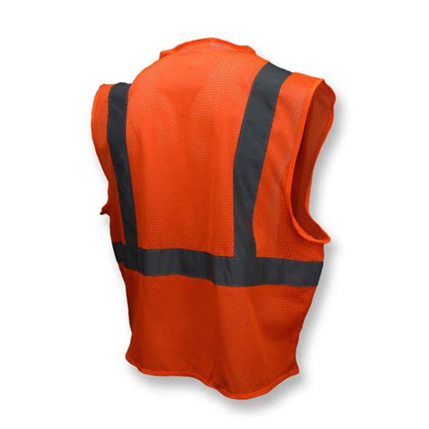 Radians Sv2om Economy Type R Class 2 Mesh Safety Vest Orange G And S Safety Products