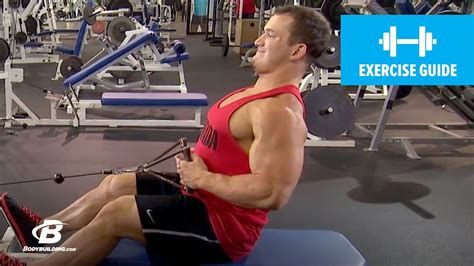 How To Seated Cable Row With Hunter Labrada Exercise Guide Youtube