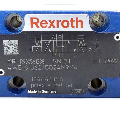 Maschinenteil Rexroth Wegeventil We J Eg N K Buy Online