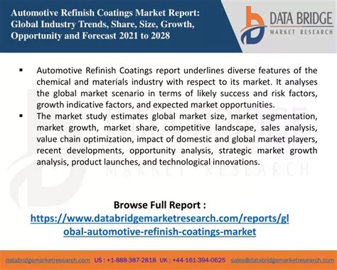 Ppt Automotive Refinish Coatings Market Powerpoint Presentation Free