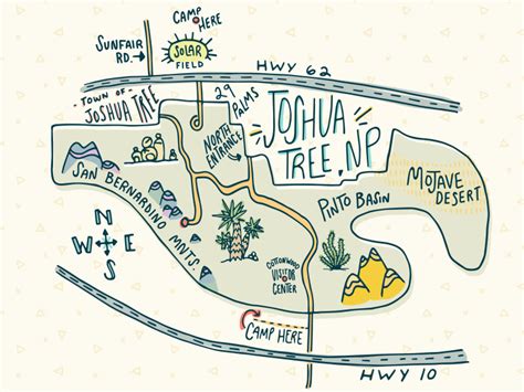 Joshua Tree National Park Map - Maping Resources