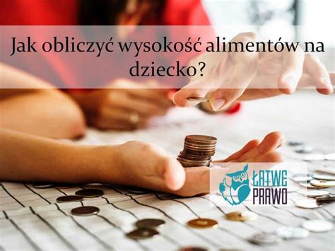 Jak Obliczy Wysoko Aliment W Na Dziecko Atwe Prawo