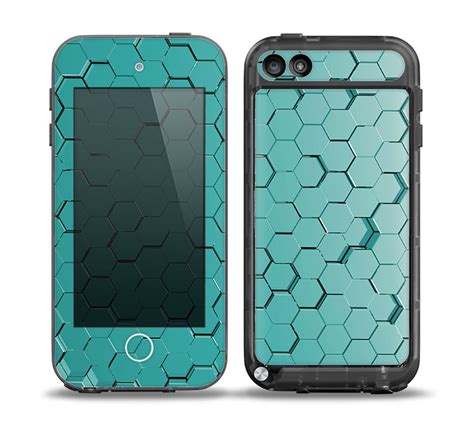 The Teal Hexagon Pattern Skin For The Ipod Touch 5th Generation Frē Li