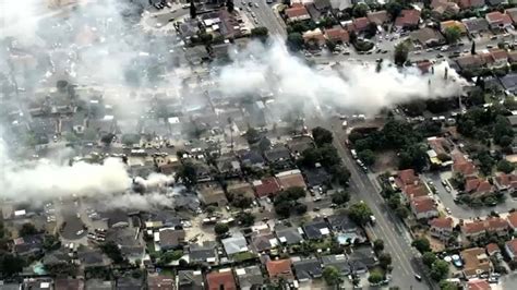 Crews Battle Separate Fires Involving 6 Structures In San Jose Nbc