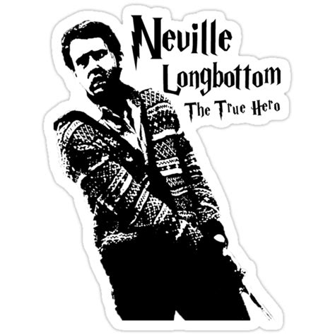 Neville Longbottom The True Hero Stickers By Rosalind5 Redbubble