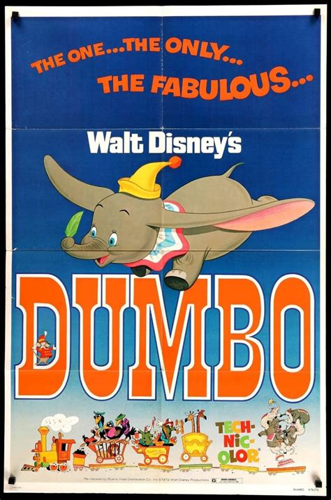 Dumbo 1941 Vintage Disney Posters Disney Dumbo Dumbo Movie