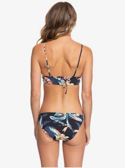 Printed Beach Classics Crop Top Bikini Set Roxy