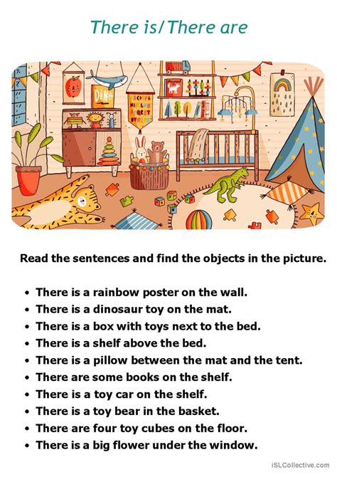 There Is There Are Grammar Exercises English ESL Worksheets Pdf Doc