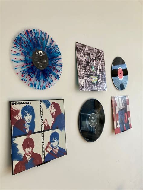 Vinyl Record And Album Cover Wall Display Vinyl Holder Wall Mounts For