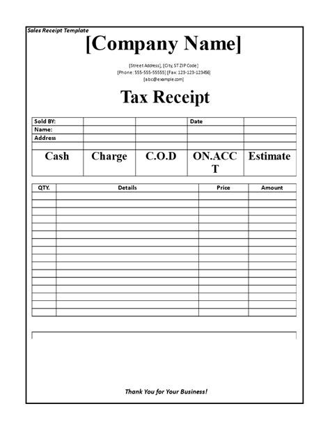 Can I Use Receipts For Taxes At Randall Gullett Blog