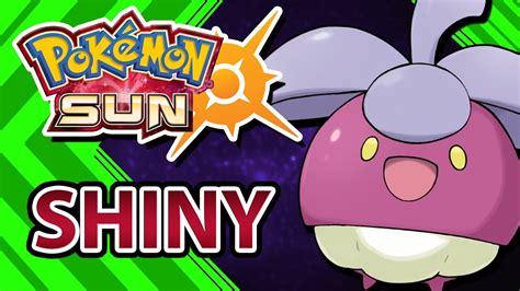 Shiny Bounsweet In Encounters Pokemon Sun And Moon Youtube