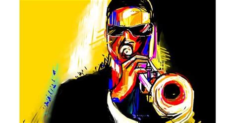 Drawing of Trumpet by Herbert - Drawize Gallery!