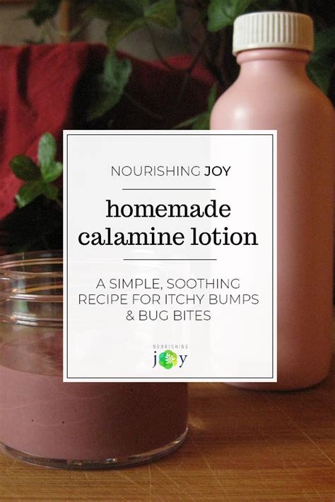 Homemade Calamine Lotion