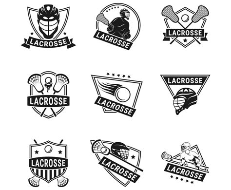 Lacrosse Logo Collection Vector Art & Graphics | freevector.com