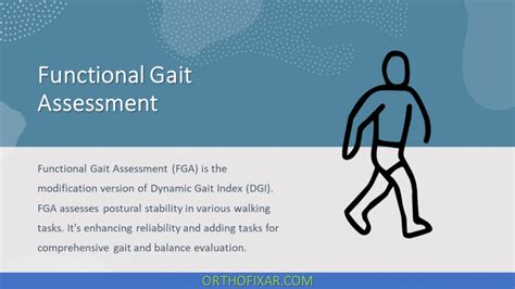 Functional Gait Assessment Orthofixar 2025