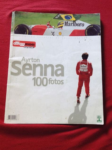 Livro Rodas Especial Ayrton Senna Fotos Livro Revista Abril