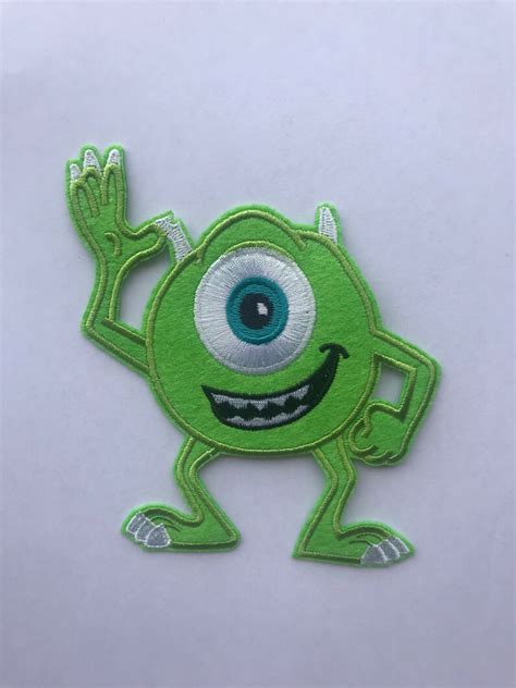 Mike Monsters Inc Iron On Inspired Patch Monsters Inc Etsy