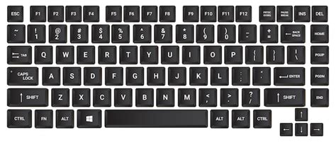 Premium Vector | Keyboard vector design keyboard layout vector with alphabet keyboard buttons ...