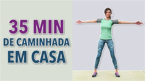 35 Minutos Caminhada em Casa Exercícios de Pé YouTube