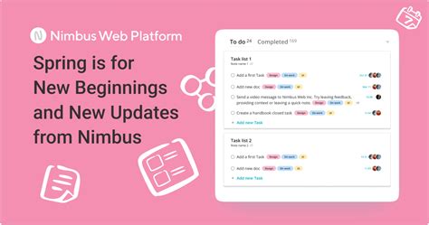 Top Spring Updates From Nimbus Web Platform Nimbus Blog Fusebase