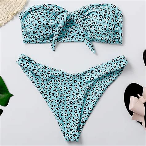 2019 Sexy Mini Micro Bikinis Women Swimsuit Push Up Swimwear Bandeau