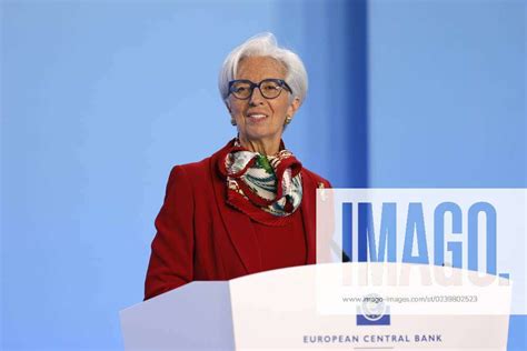 Ecb President Christine Lagarde At The Press Conference Of The European