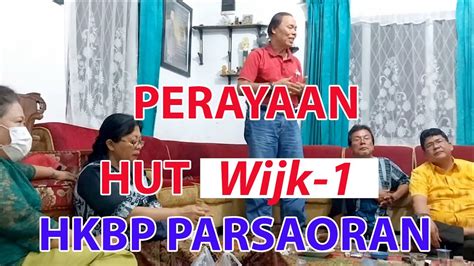 Perayaan Hari Ulang Tahun Wijk Hkbp Parsaoran Tegal Sari Medan Youtube