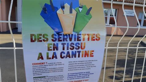 Blagnac expérimente les serviettes en tissu dans les cantines scolaires