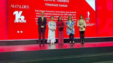 Revista Alcaldes de México otorga a Yolanda Osuna premio por Mejores