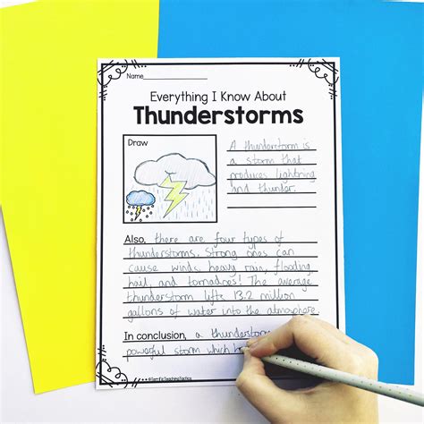 Fourth Grade Informational Writing Prompts And Worksheets Non Fiction