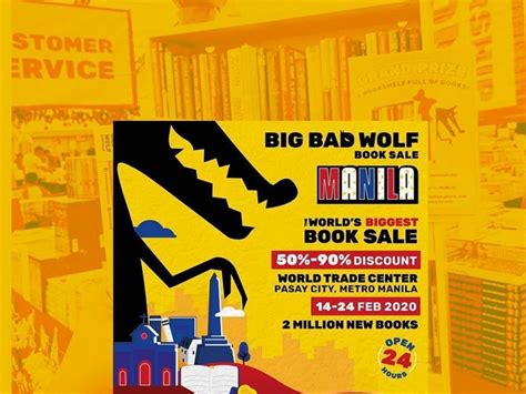 Big Bad Wolf Book Sale 2020 In Manila Will Observe Health Precautions