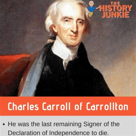 Charles Carroll of Carrollton Facts and Accomplishments