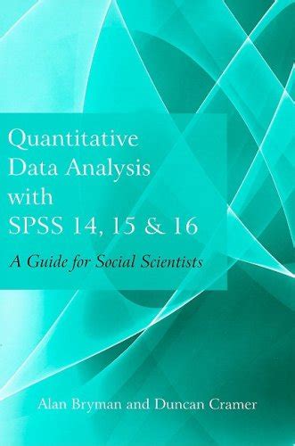 Quantitative Data Analysis Spss Iberlibro