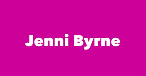 Jenni Byrne - Spouse, Children, Birthday & More