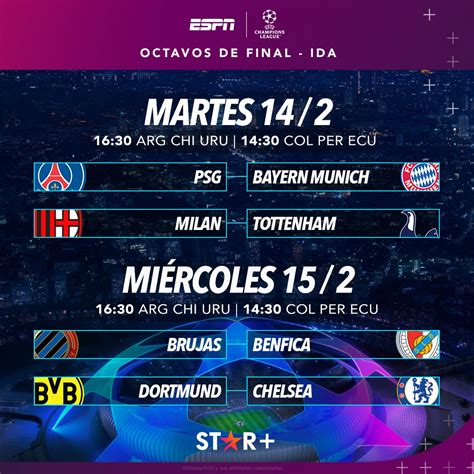 ESPN Ecuador On Twitter Esta Semana Vuelve La CHAMPIONS Y La Vas