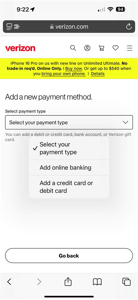 Correct answer: Community Forums - No option to use Verizon Gift Cards