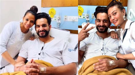 Aaliya Siddiqui And Aashika Bhatia Visit Abhishek Malhan At The Hospital