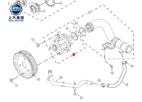 Saic Mg Mg Mggt Mg Mgzs Water Pump Number Pmp Buy Water