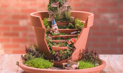 Build A Fairy Garden From An Old Pot Craftsy