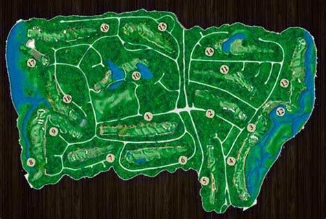 Map Of North Myrtle Beach Golf Courses | Beach Map