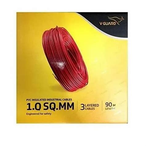 Copper 1sqmm V Guard PVC Insulated Industrial Cable 90 M At Rs 1000