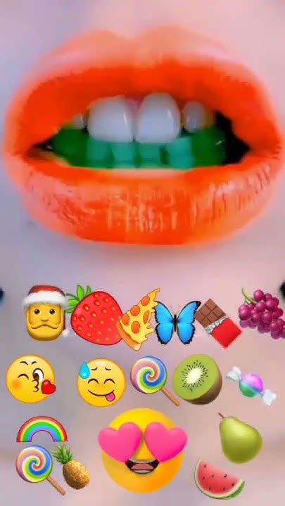 Asmr Eating Emojichalleng🐱🐈🦁🐅🐰🐿🦇🍆🍐🍋🍓🥔🍆🌯🌭🌮🍔🍳🍳🍰🍫🍨🍩🍧🍦🍭🍮satisfying