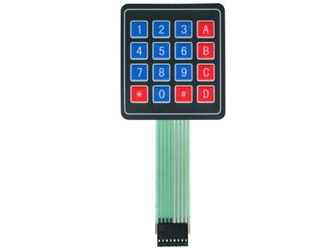 Comprar Teclado Matricial Membrana X Teclas Arduino Usinainfo