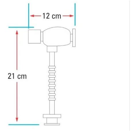 Grifer A Tipo Push Para Orinal Grifos Compa