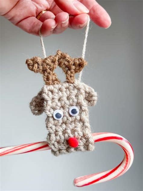 Crochet Reindeer Pattern Free Christmas Ornament Pattern