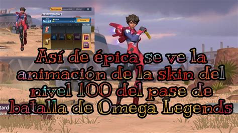 Pica Partida Con La Skin Del Nivel Del Pase De Batalla De Omega