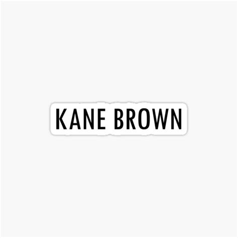 Electronics And Accessories Car Parts And Accessories Kane Brown Logo Vinyl