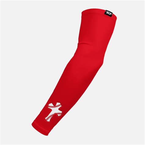 Baseball Cross Patch Arm Sleeve Sleefs