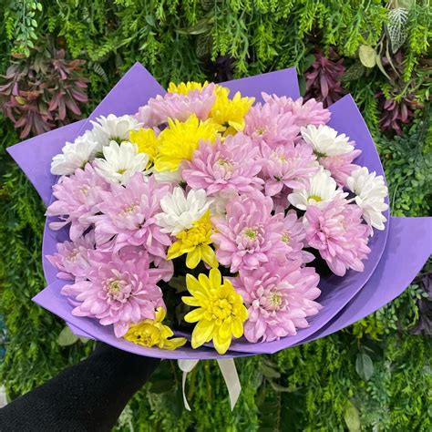 Chrysanthemum bouquet - order and send for 28 $ with same day delivery ...