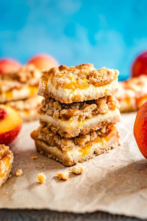 Browned Butter Peaches And Cream Bars Host The Toast